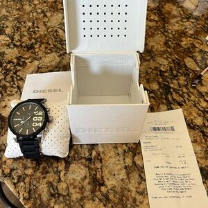 Diesel Men’s Black Stainless Steel Watch DZ-4235